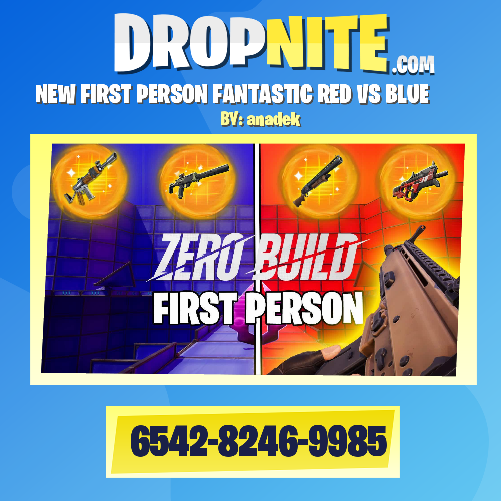 NEW FIRST PERSON FANTASTIC RED VS BLUE