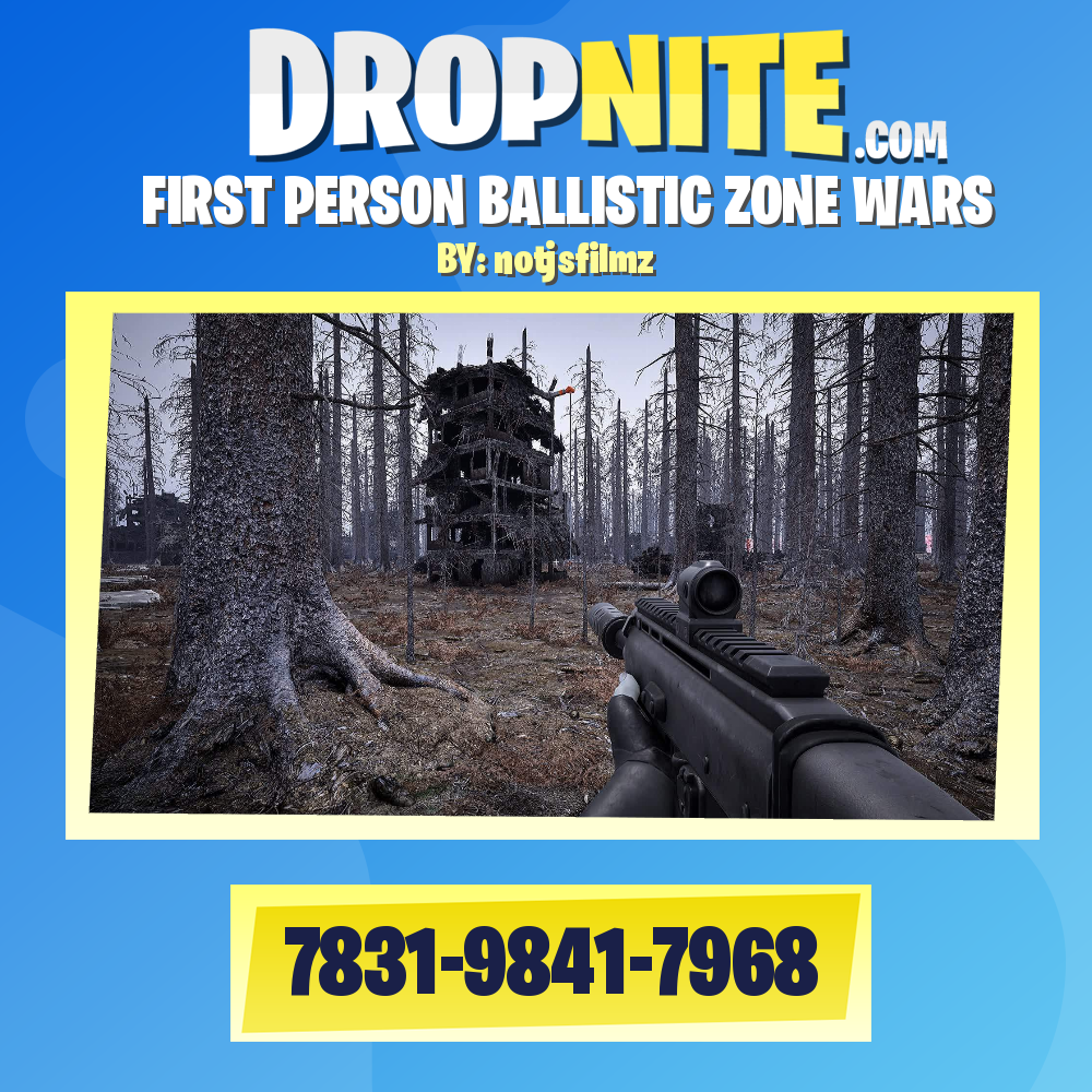 FIRST PERSON BALLISTIC ZONE WARS
