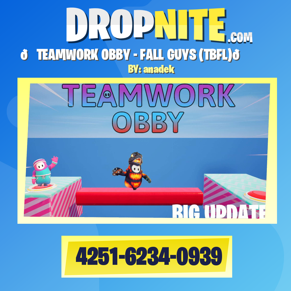 🏆TEAMWORK OBBY - FALL GUYS (TBFL)🌍