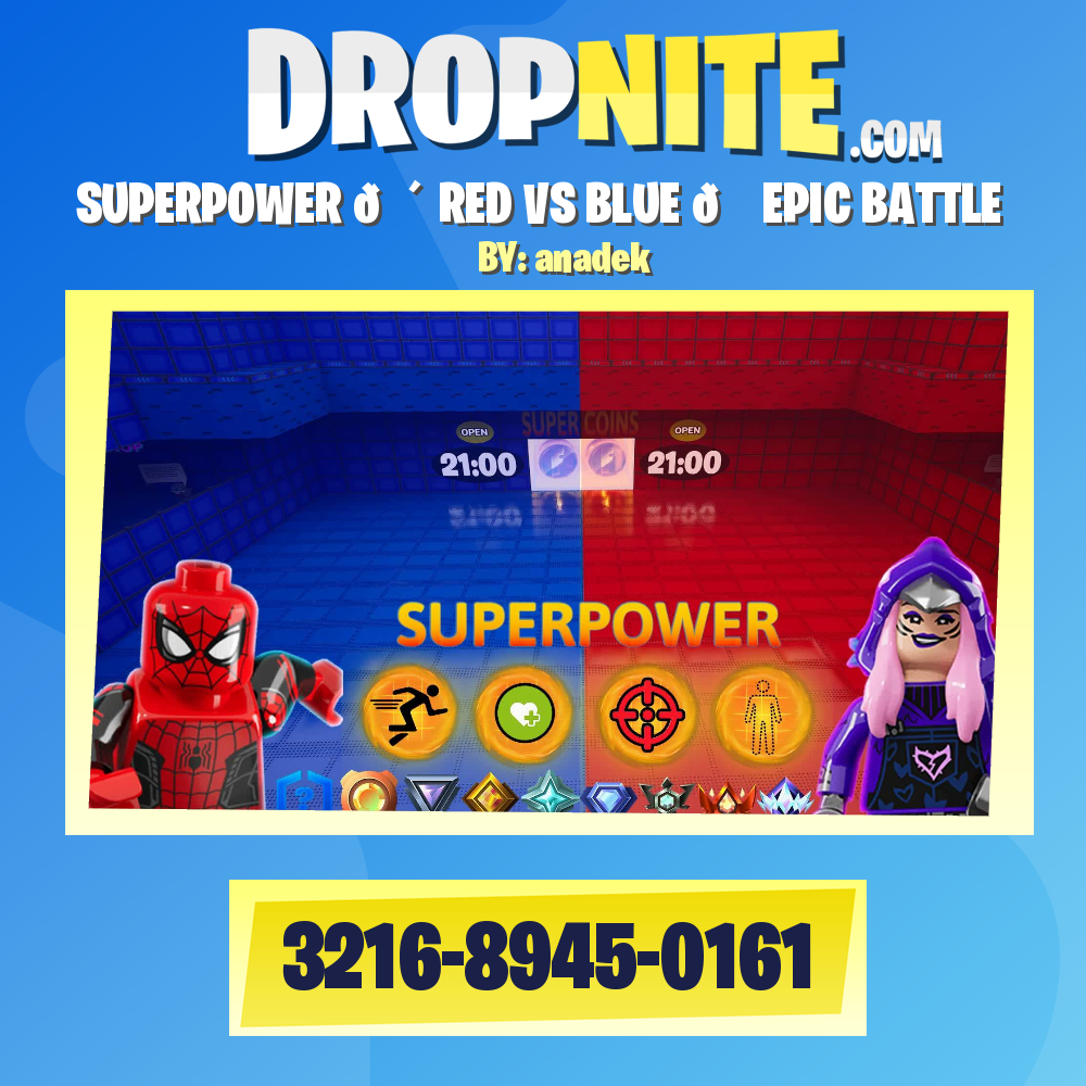 SUPERPOWER 🔴 RED VS BLUE 🔵 EPIC BATTLE