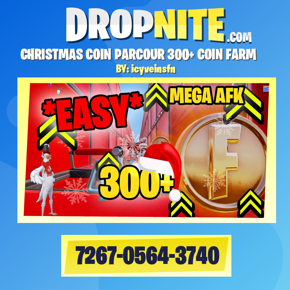 CHRISTMAS COIN PARCOUR 300+⭐COIN FARM⭐