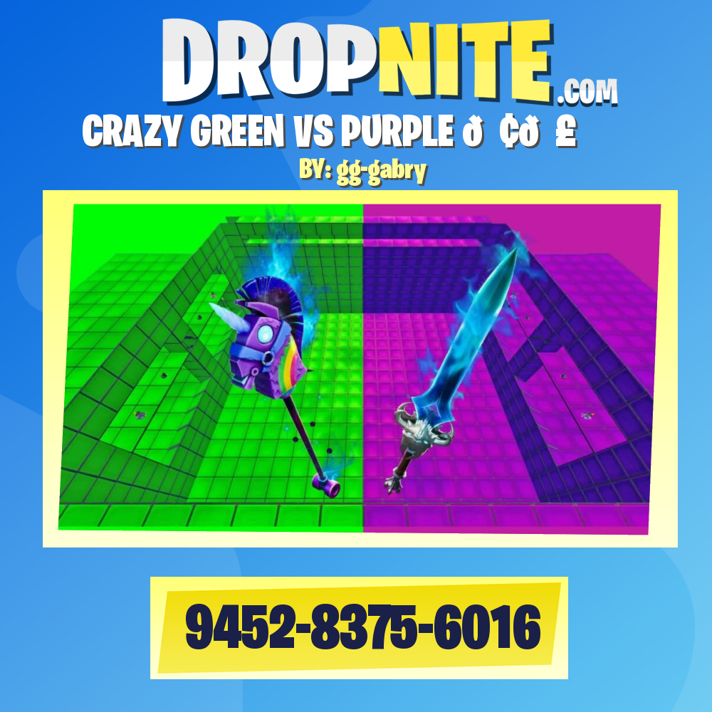 CRAZY GREEN VS PURPLE 🟢🟣