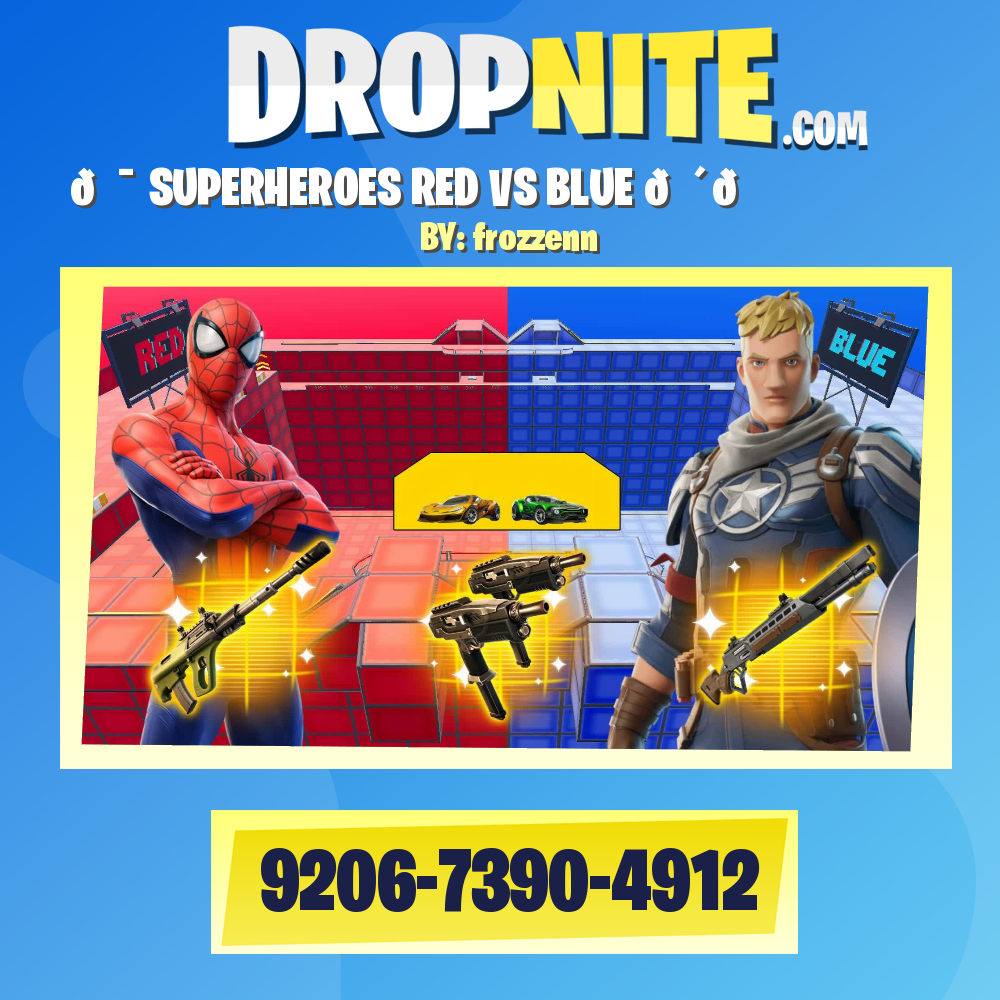 💯 SUPERHEROES RED VS BLUE 🔴🔵