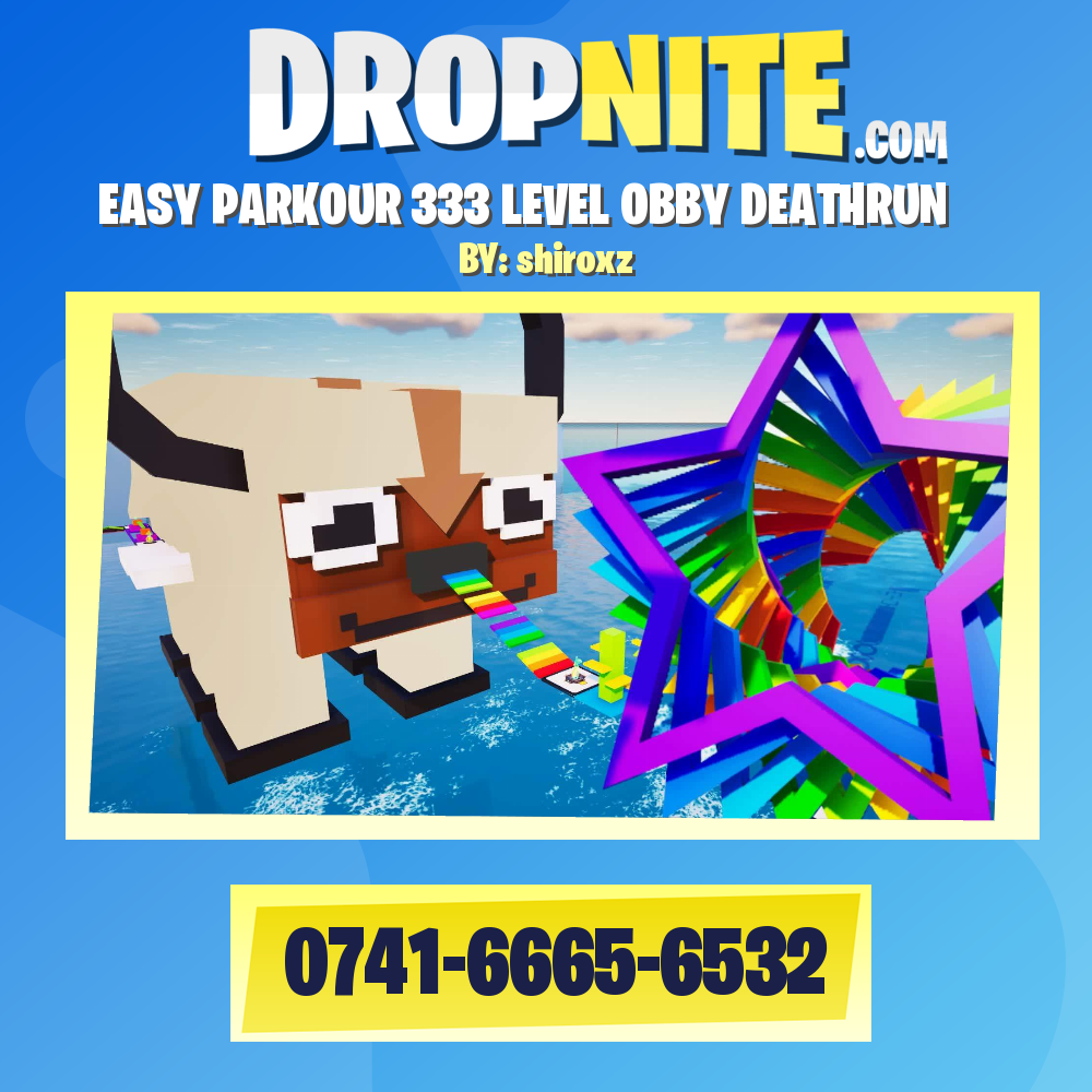 ✨ EASY PARKOUR 333 LEVEL OBBY DEATHRUN