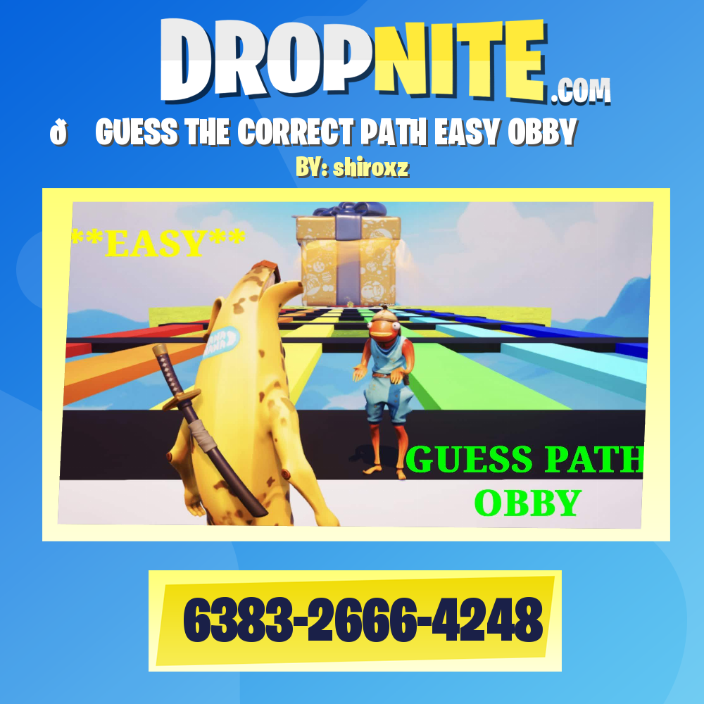 🌈 GUESS THE CORRECT PATH EASY OBBY ⭐