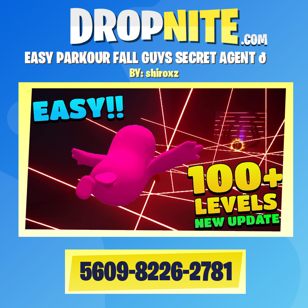 ✨EASY PARKOUR FALL GUYS SECRET AGENT 🏆