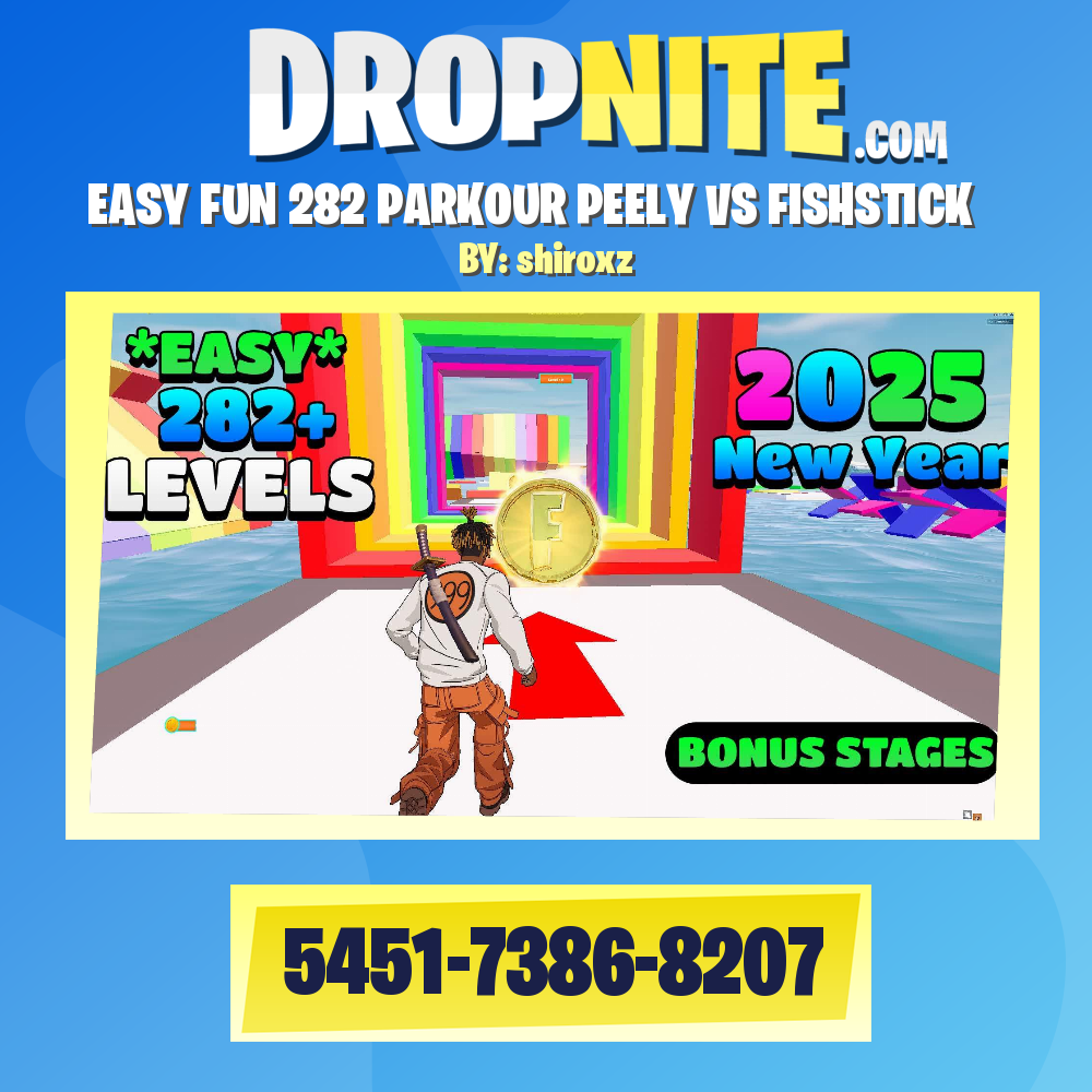 ✨EASY FUN 282 PARKOUR PEELY VS FISHSTICK