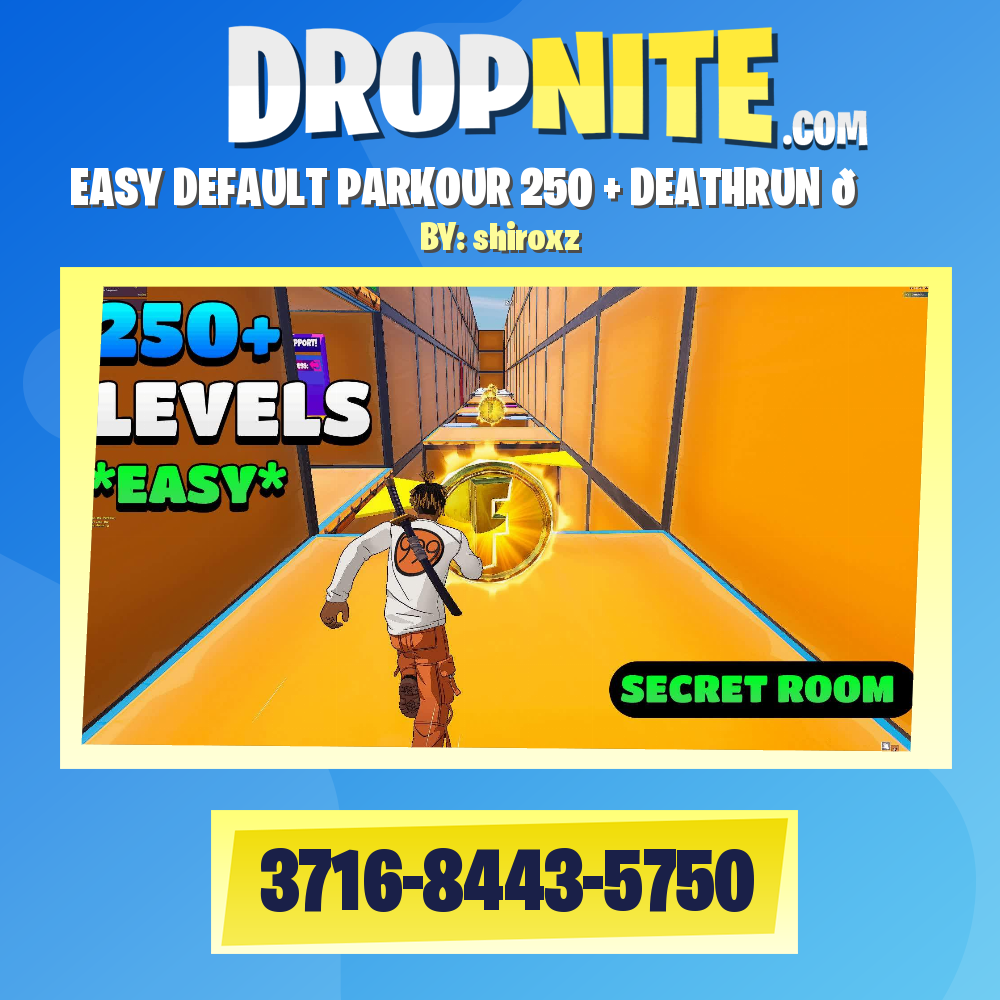 EASY DEFAULT PARKOUR 250 + DEATHRUN 🏆