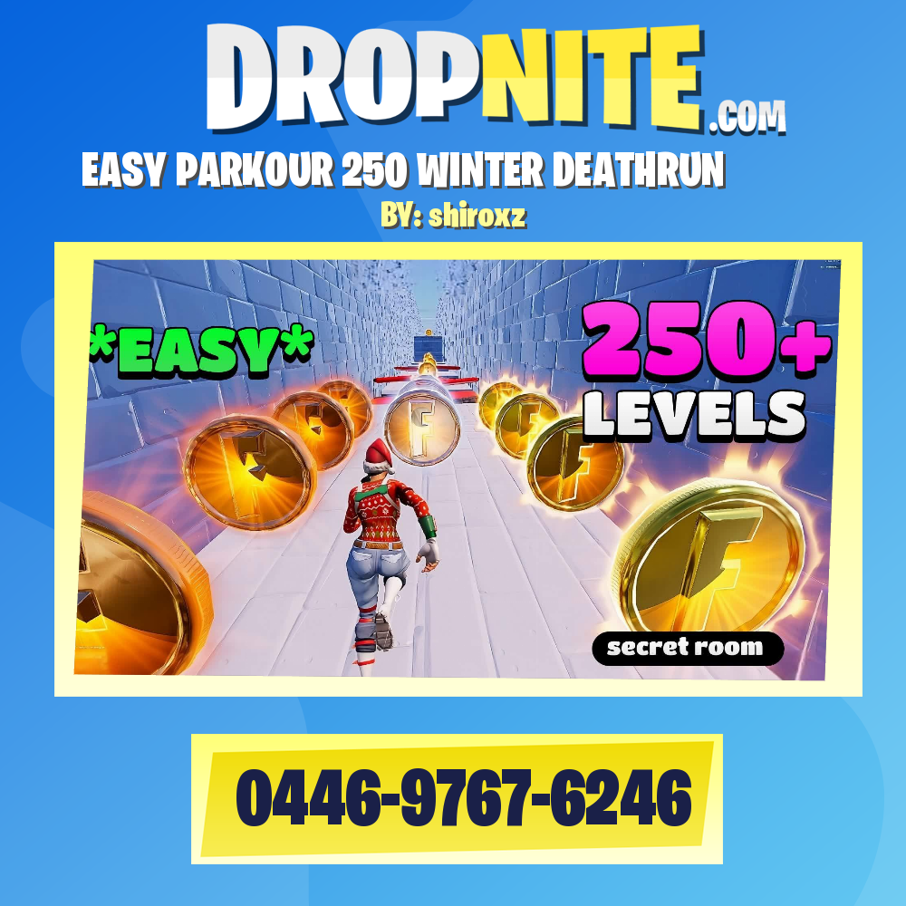 ❄️EASY PARKOUR 250 WINTER DEATHRUN❄️