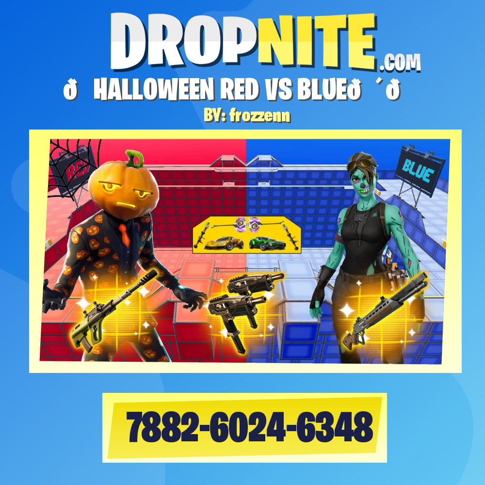 🎃HALLOWEEN RED VS BLUE🔴🔵
