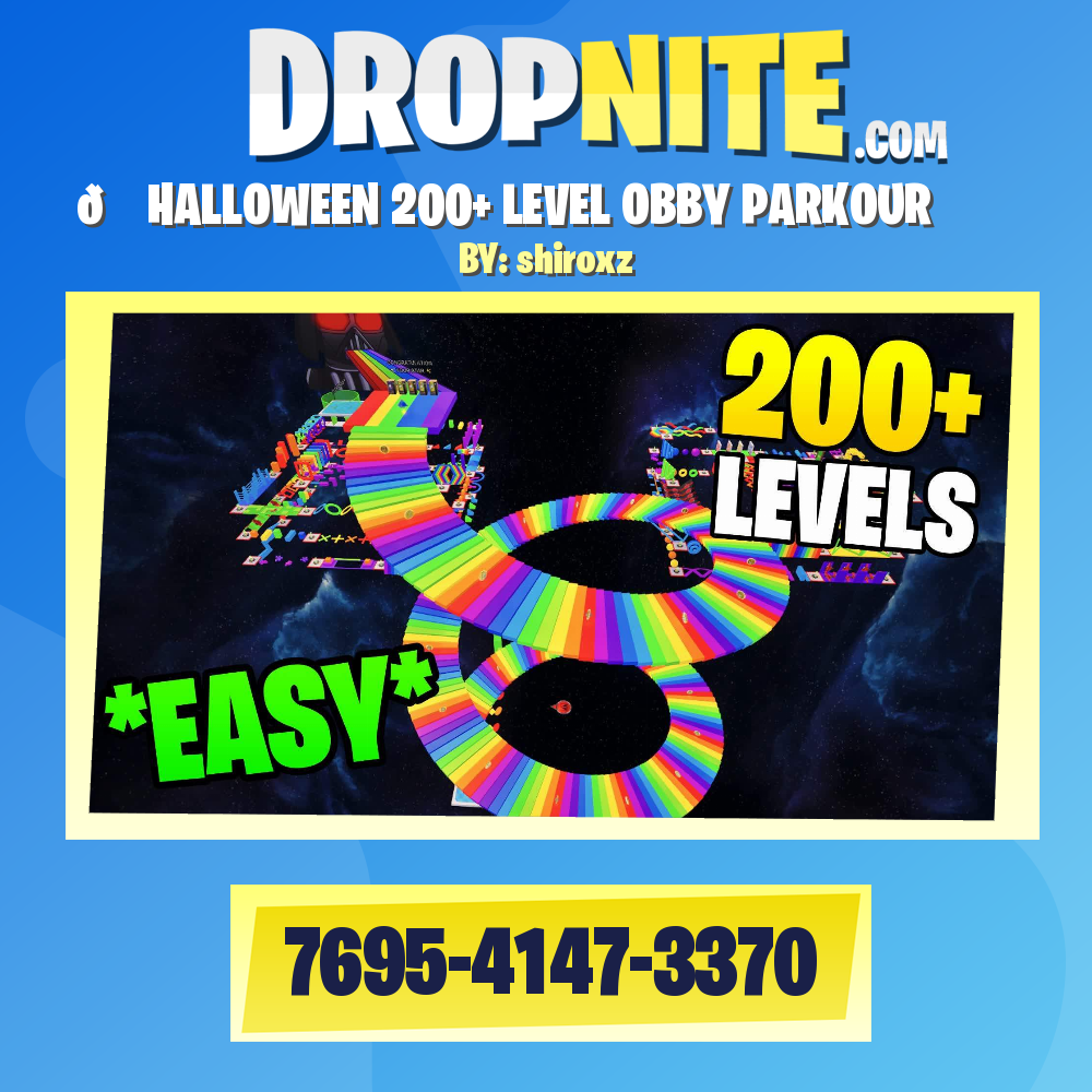 🎃 HALLOWEEN 200+ LEVEL OBBY PARKOUR ✨