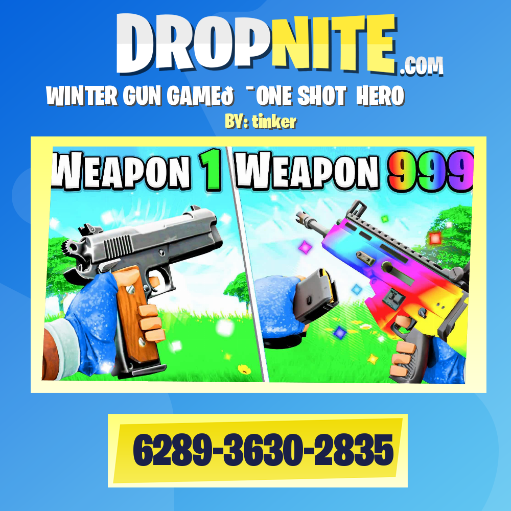 ❄️WINTER GUN GAME🎯ONE SHOT⭐️HERO