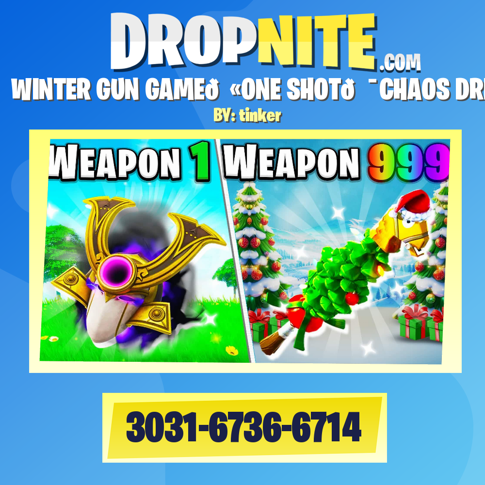 ❄️WINTER GUN GAME🔫ONE SHOT🎯CHAOS DRIVE