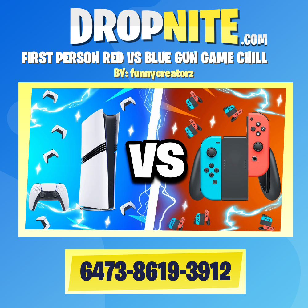 FIRST PERSON RED VS BLUE GUN GAME CHILL
