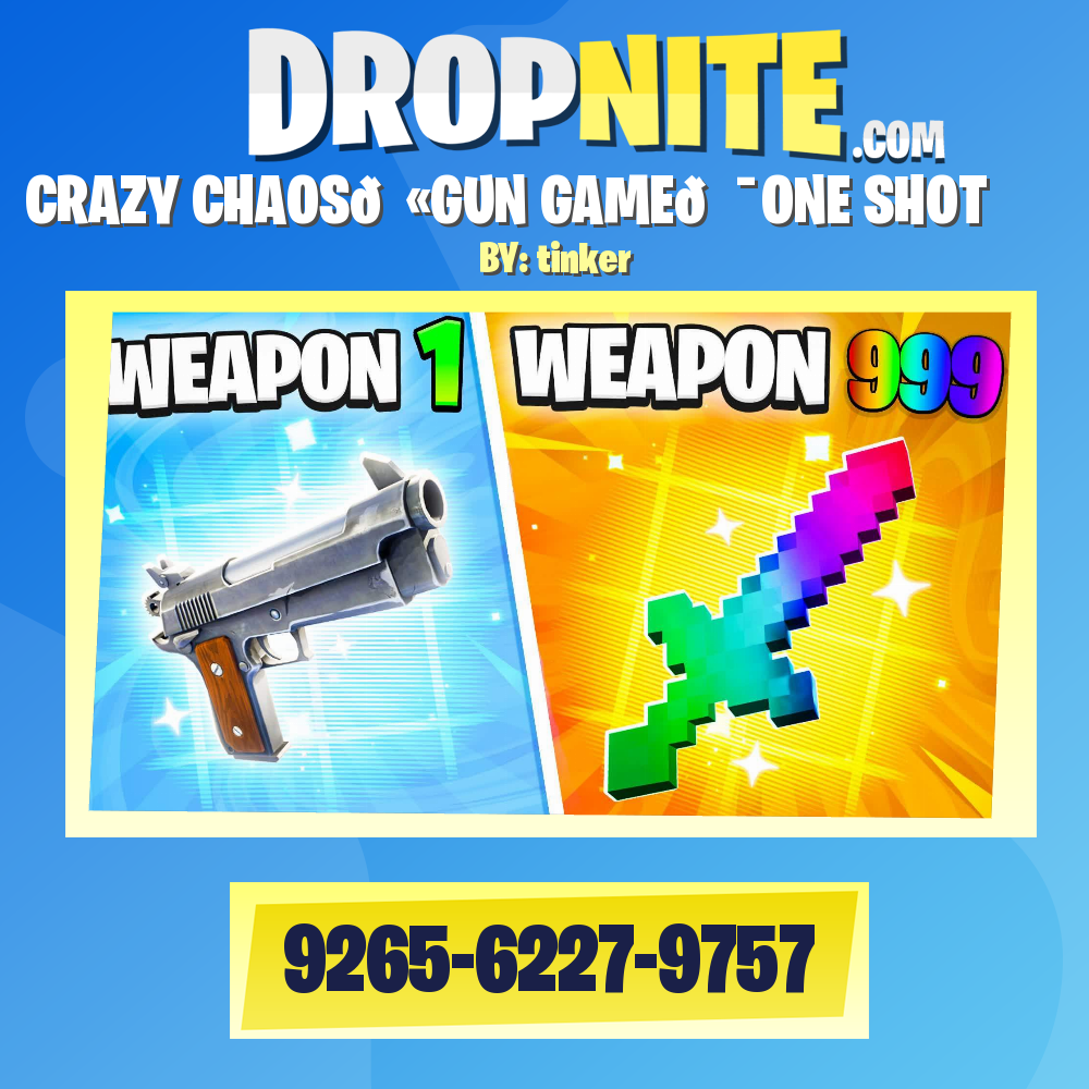 ⭐️CRAZY CHAOS🔫GUN GAME🎯ONE SHOT⭐️