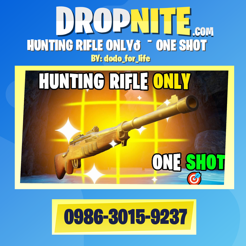 HUNTING RIFLE ONLY🎯 ONE SHOT