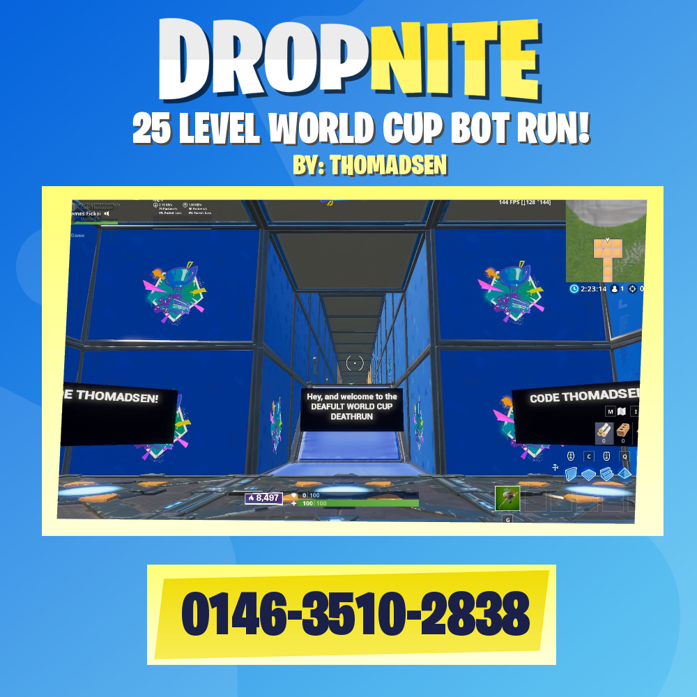25 LEVEL WORLD CUP BOT RUN!