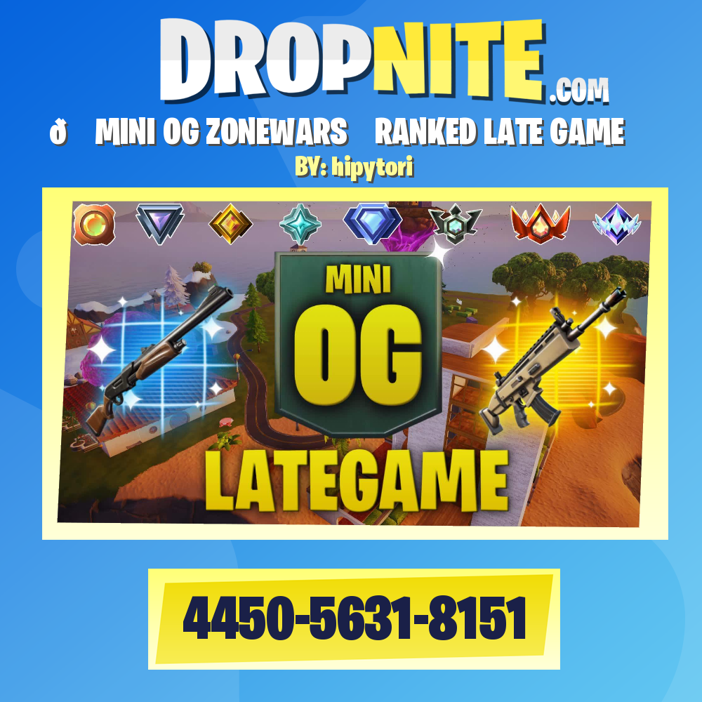 🏆 MINI OG ZONEWARS ⭐️ RANKED LATE GAME