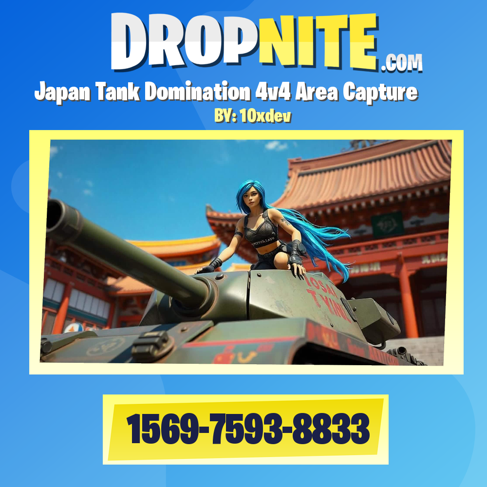 Japan Tank Domination 4v4 Area Capture