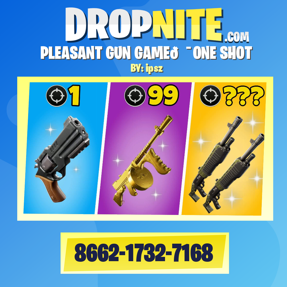 ⭐PLEASANT GUN GAME🎯ONE SHOT