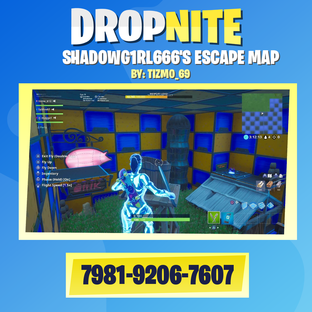 SHADOWG1RL666'S ESCAPE MAP