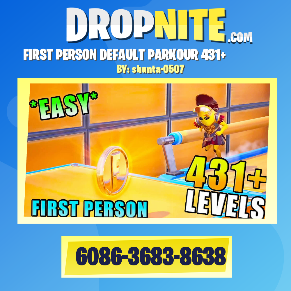 ⭐FIRST PERSON DEFAULT PARKOUR 431+⭐