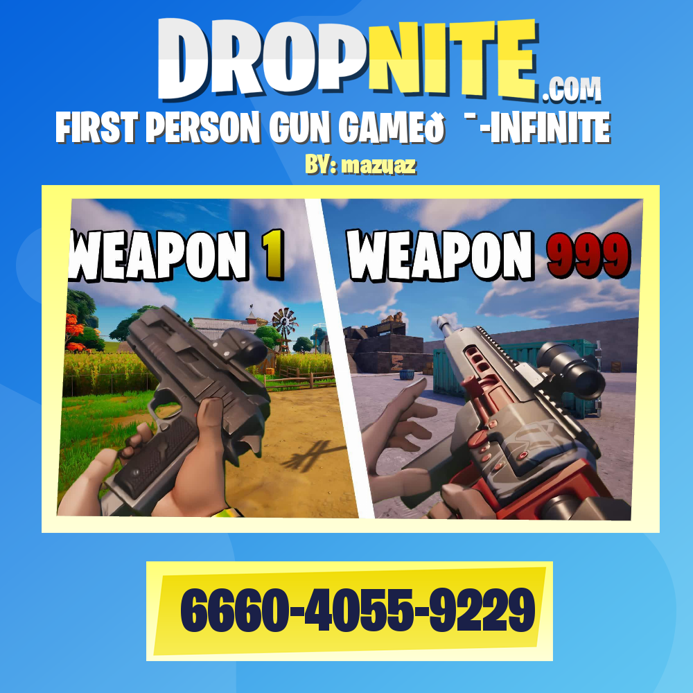 FIRST PERSON GUN GAME🎯-INFINITE