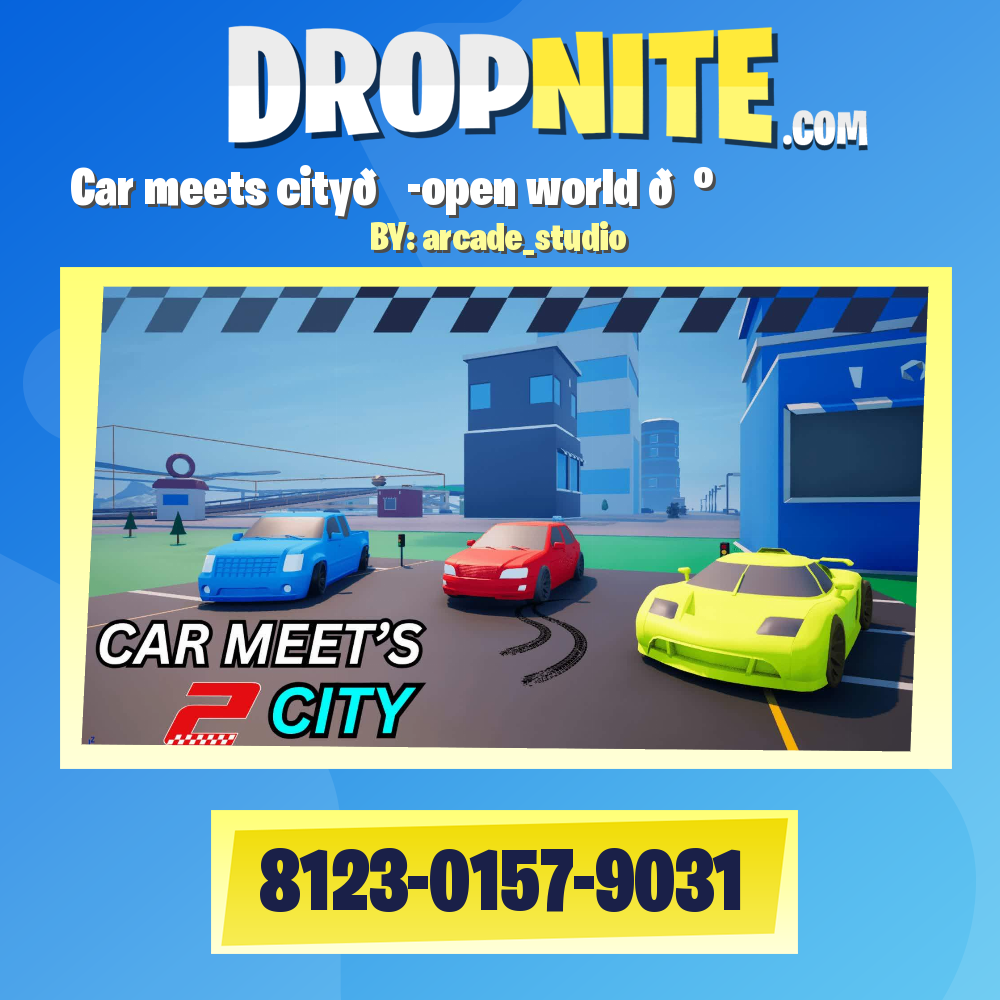 Car meets city🌆-open world 🗺️