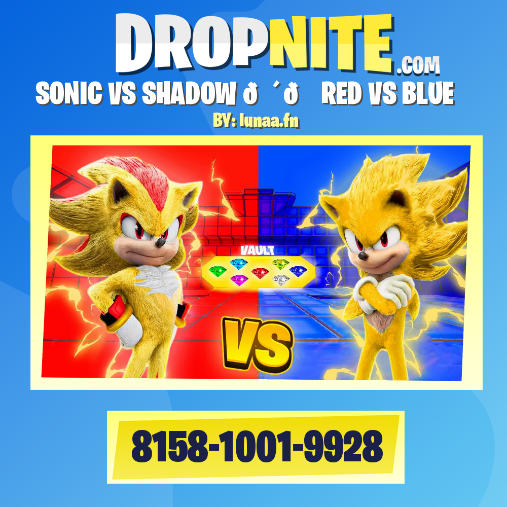 SONIC VS SHADOW 🔴🔵 RED VS BLUE