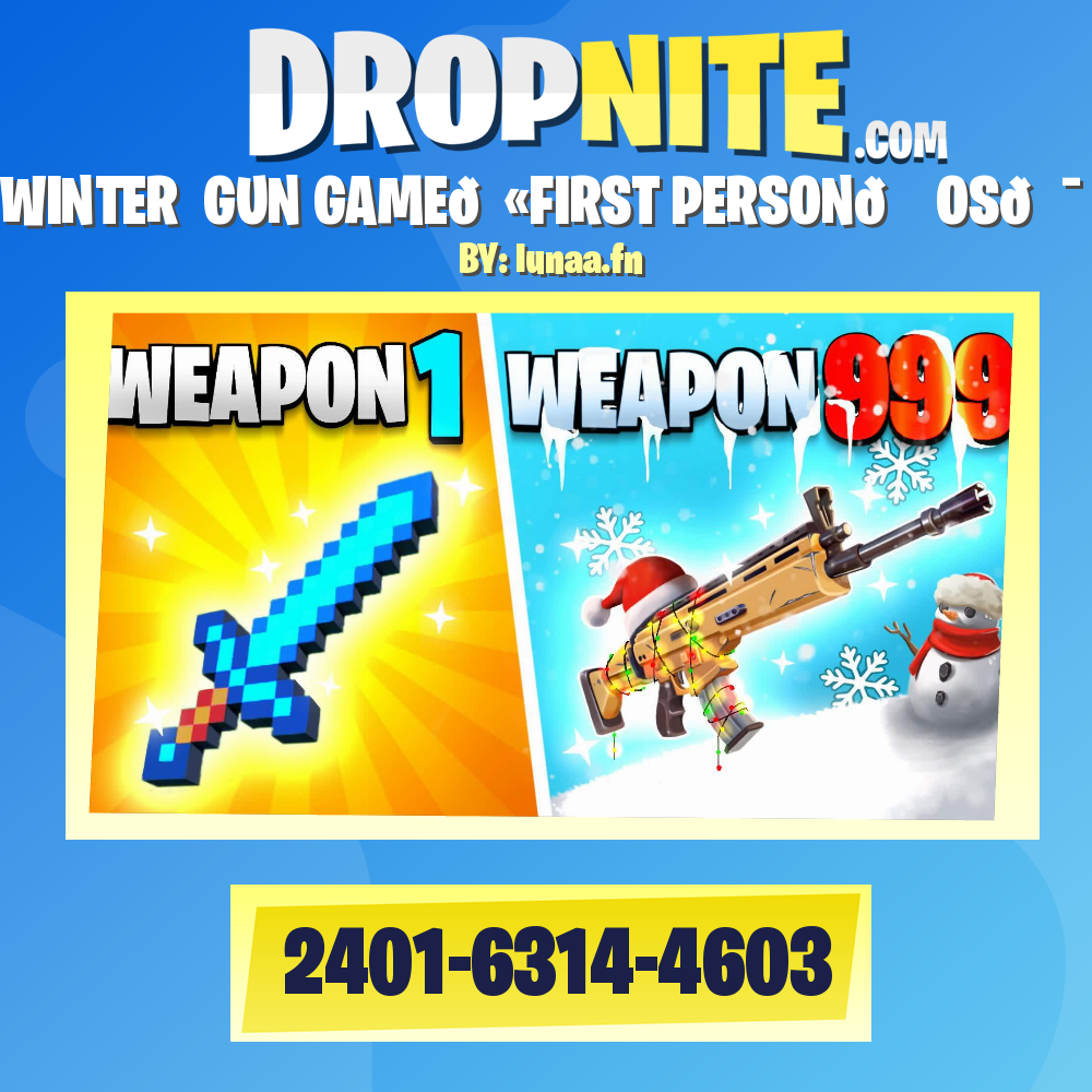 WINTER❄️GUN GAME🔫FIRST PERSON👁️OS🎯