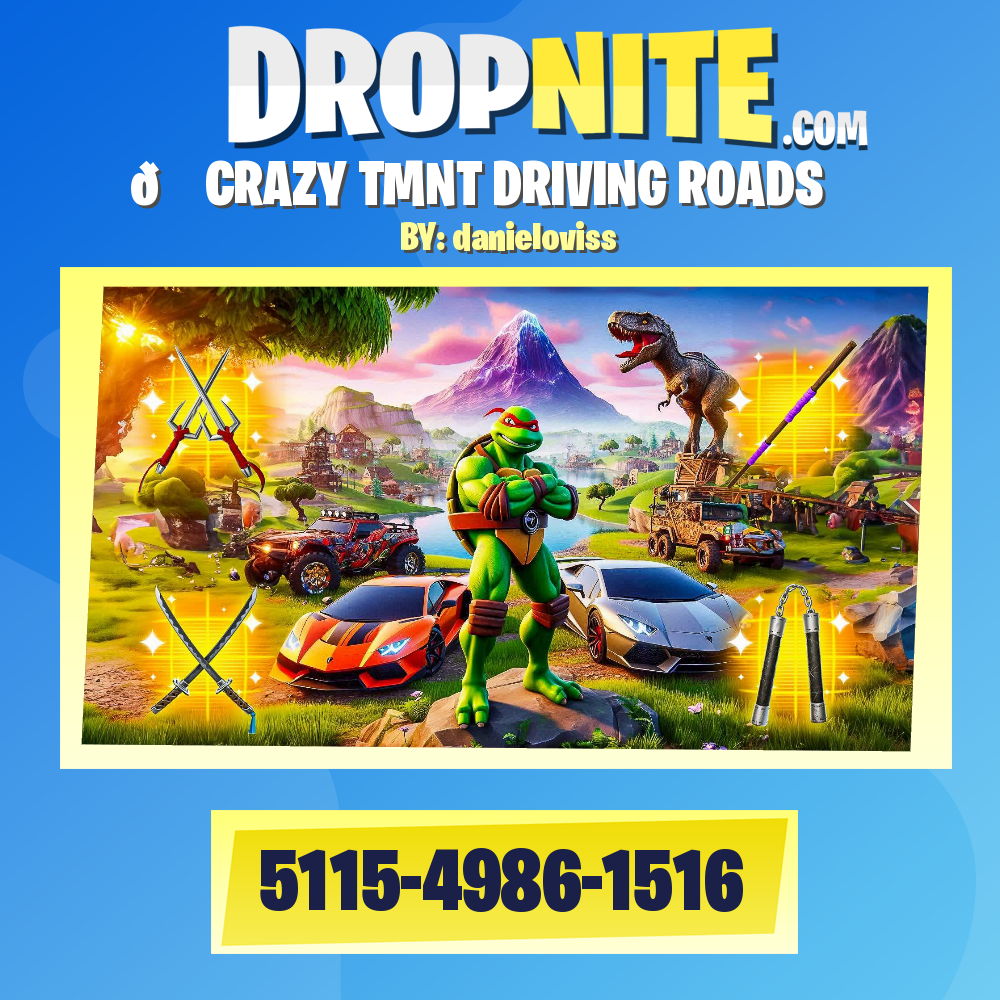 🦖 CRAZY TMNT DRIVING ROADS