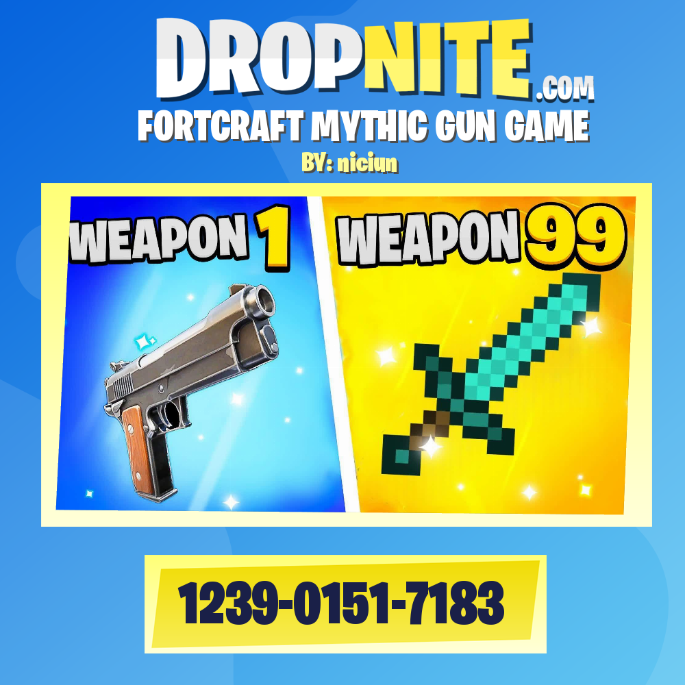 ⭐FORTCRAFT MYTHIC GUN GAME