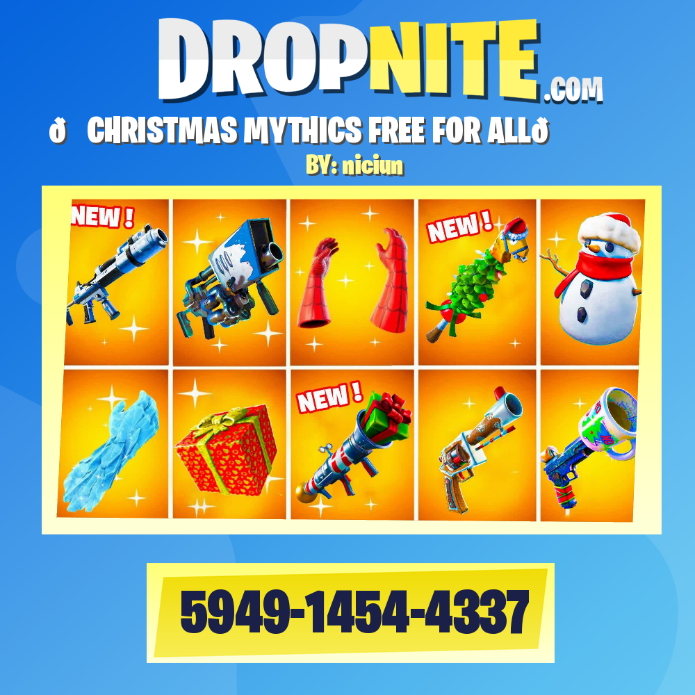 🎄CHRISTMAS MYTHICS FREE FOR ALL🎅