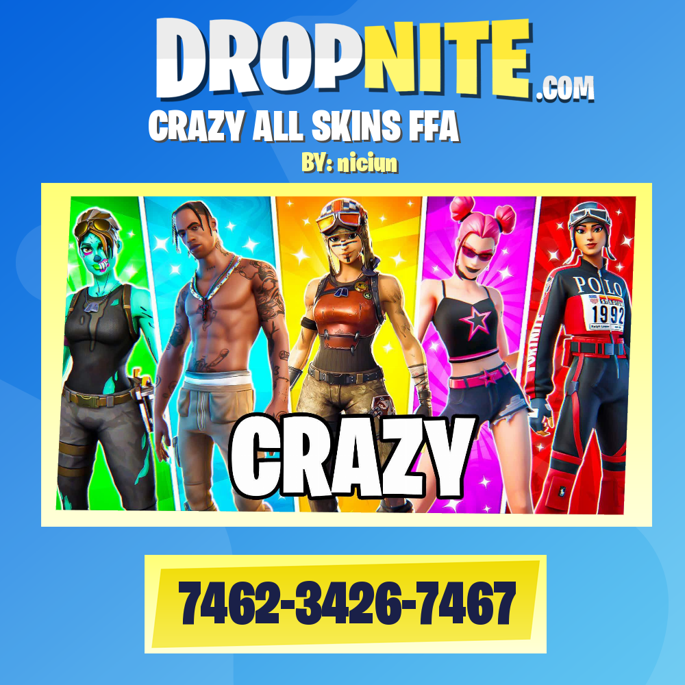 ⭐CRAZY ALL SKINS FFA⭐