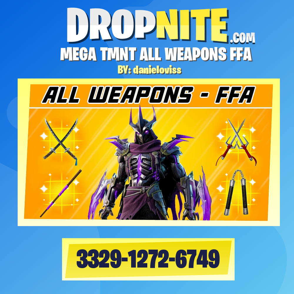 MEGA TMNT ALL WEAPONS FFA
