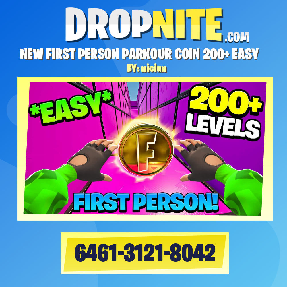 NEW FIRST PERSON PARKOUR COIN 200+ EASY