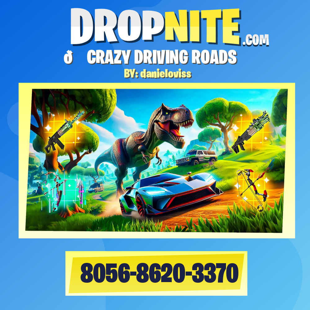 🦖 CRAZY DRIVING ROADS
