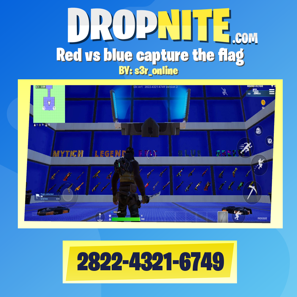 Red vs blue capture the flag