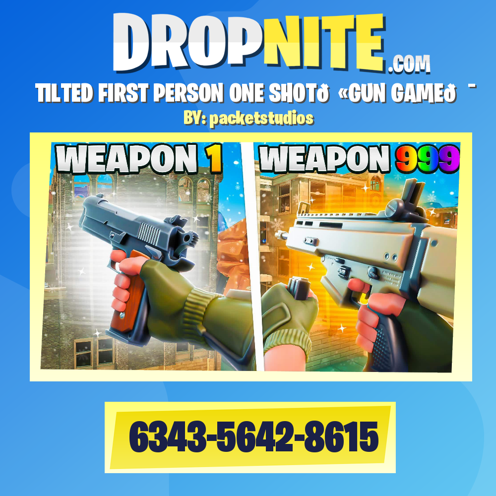 TILTED FIRST PERSON ONE SHOT🔫GUN GAME🎯