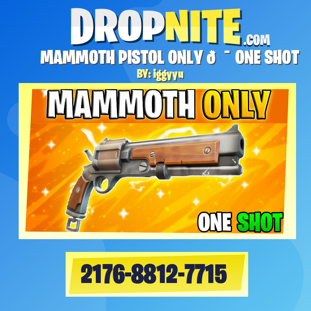MAMMOTH PISTOL ONLY 🎯 ONE SHOT