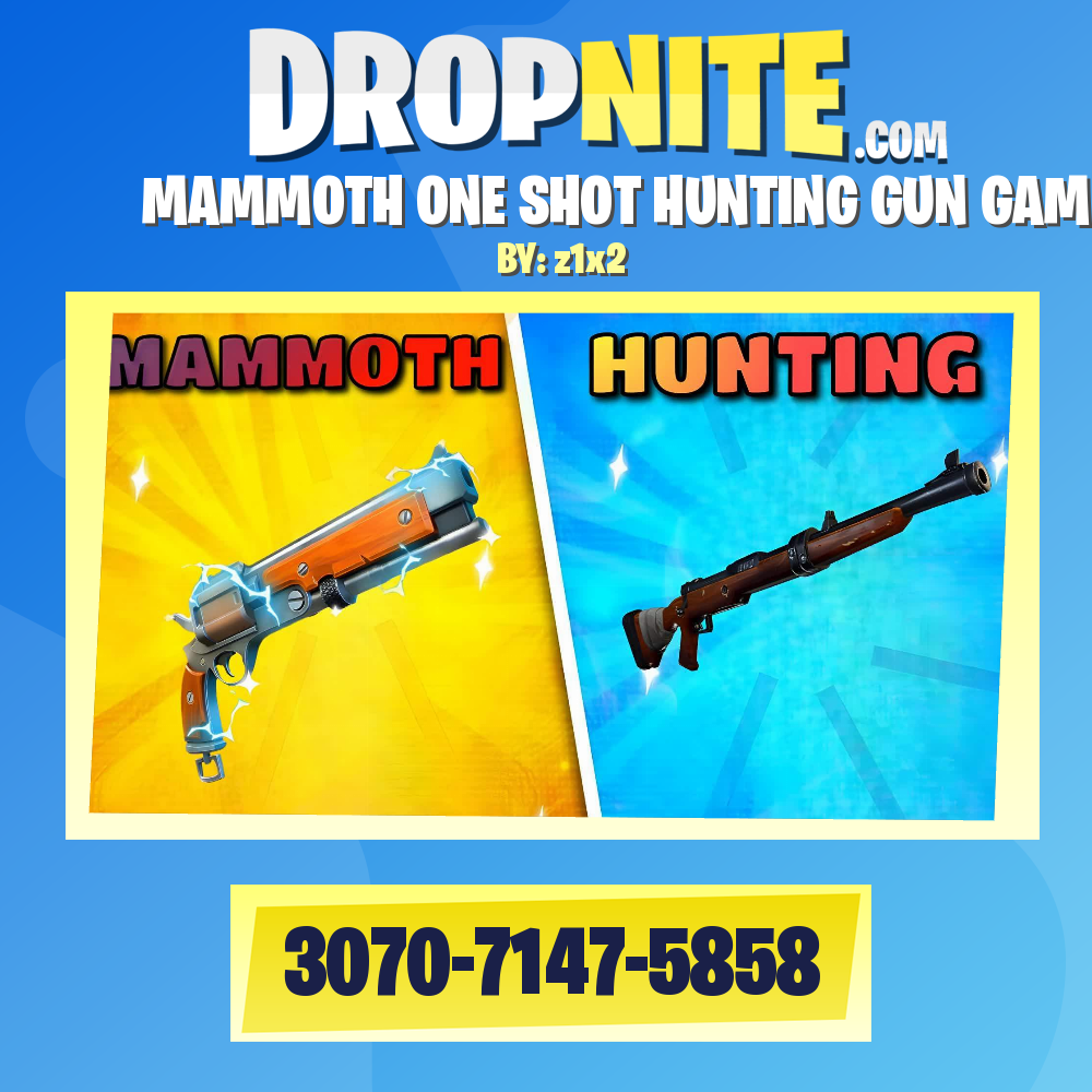 MAMMOTH ONE SHOT HUNTING GUN GAME
