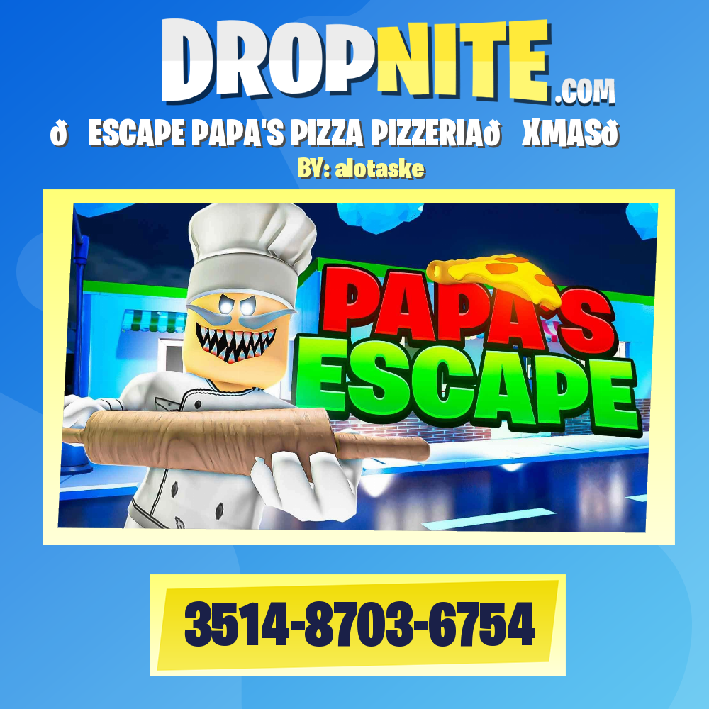😱ESCAPE PAPA'S PIZZA PIZZERIA🍕XMAS🎄