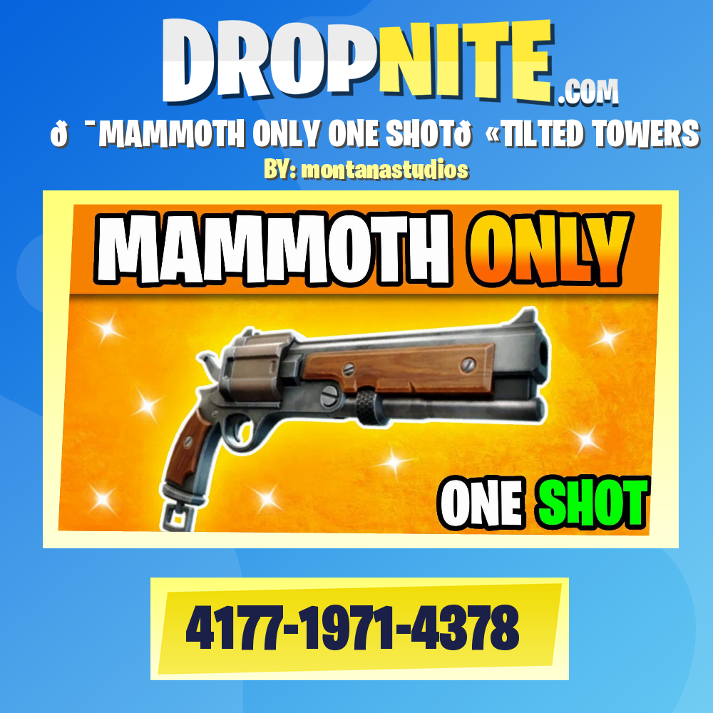 🎯MAMMOTH ONLY ONE SHOT🔫TILTED TOWERS