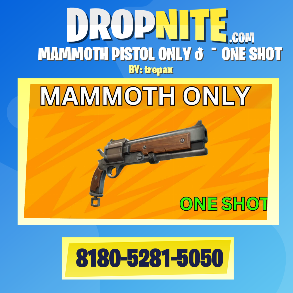 MAMMOTH PISTOL ONLY 🎯 ONE SHOT