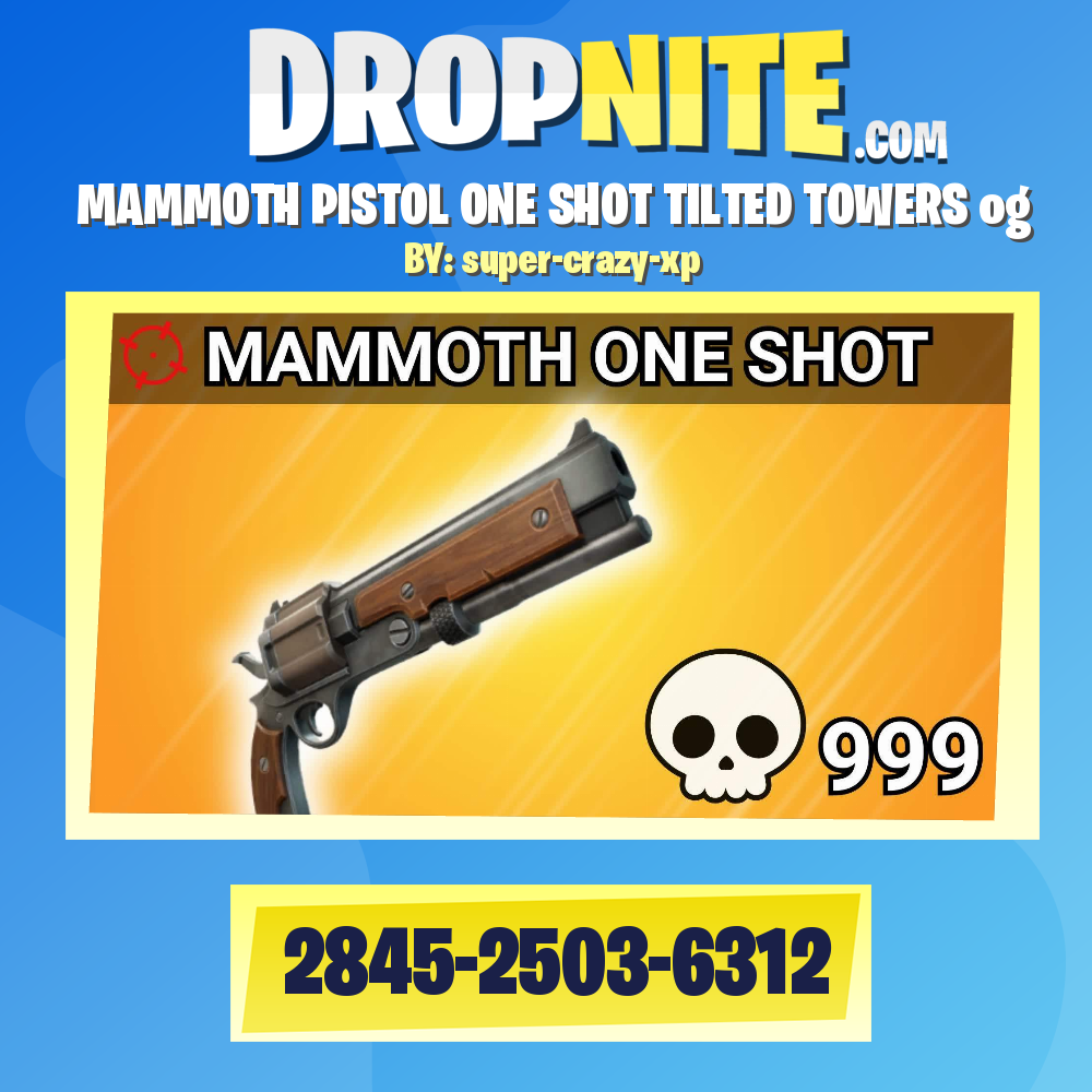 MAMMOTH PISTOL ONE SHOT TILTED TOWERS og