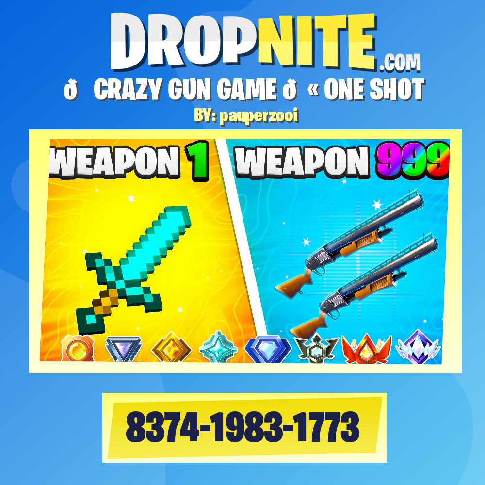 🌟CRAZY GUN GAME 🔫 ONE SHOT