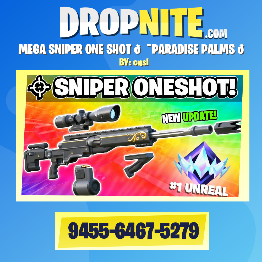 MEGA SNIPER ONE SHOT 🎯PARADISE PALMS 🌵