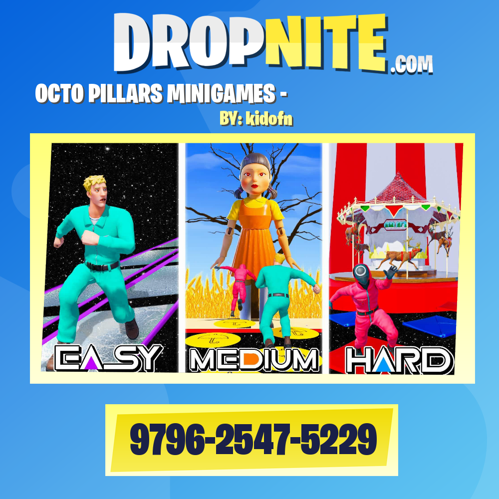 OCTO PILLARS MINIGAMES - 문어 게임