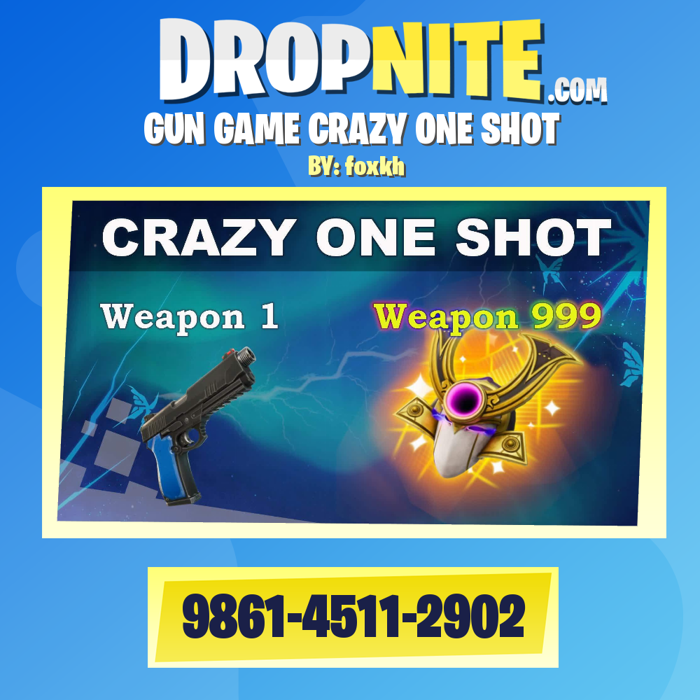 GUN GAME CRAZY ONE SHOT
