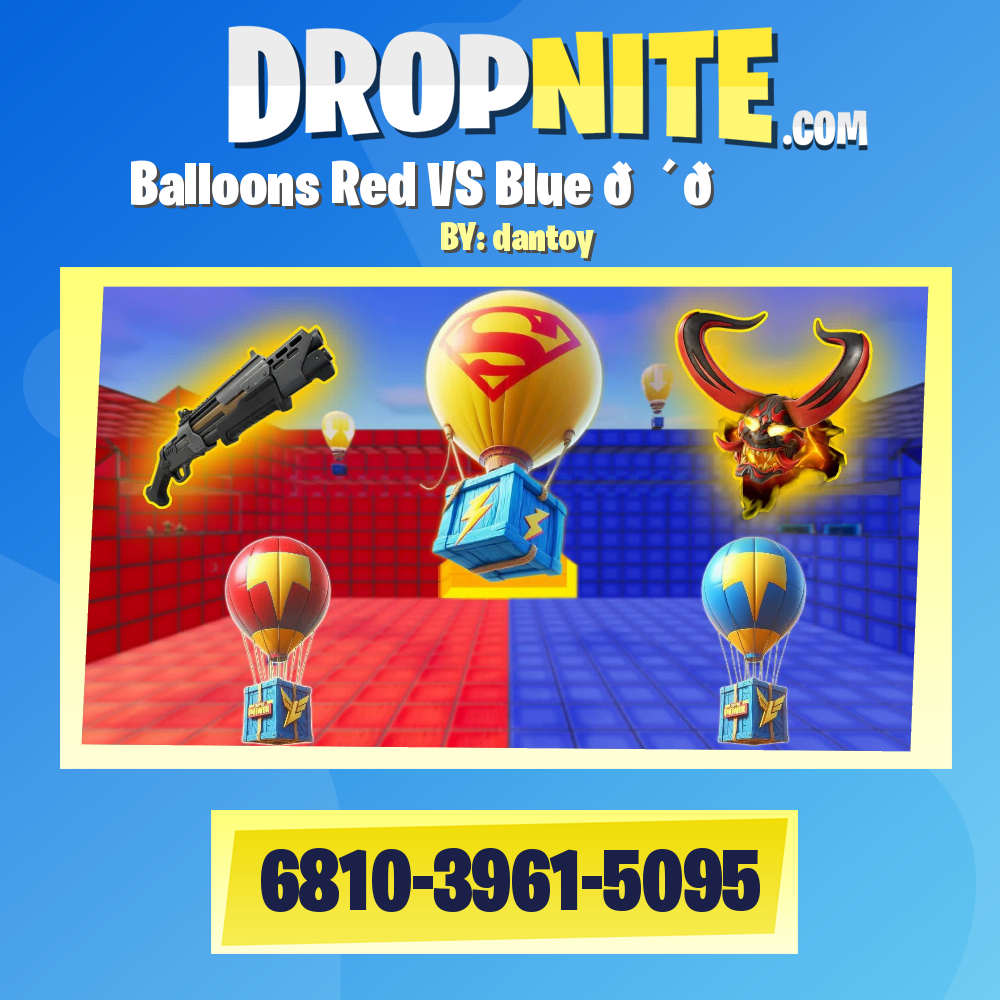 Balloons Red VS Blue 🔴🔵